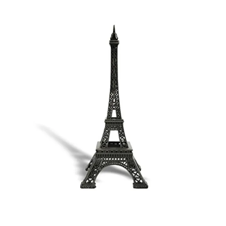 allgala 10" Eiffel Tower Statue Decor Alloy Metal, Black