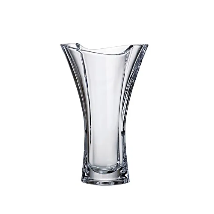 Barski - European Glass - Crystalline - Vase - 10" Height - Made in Europe