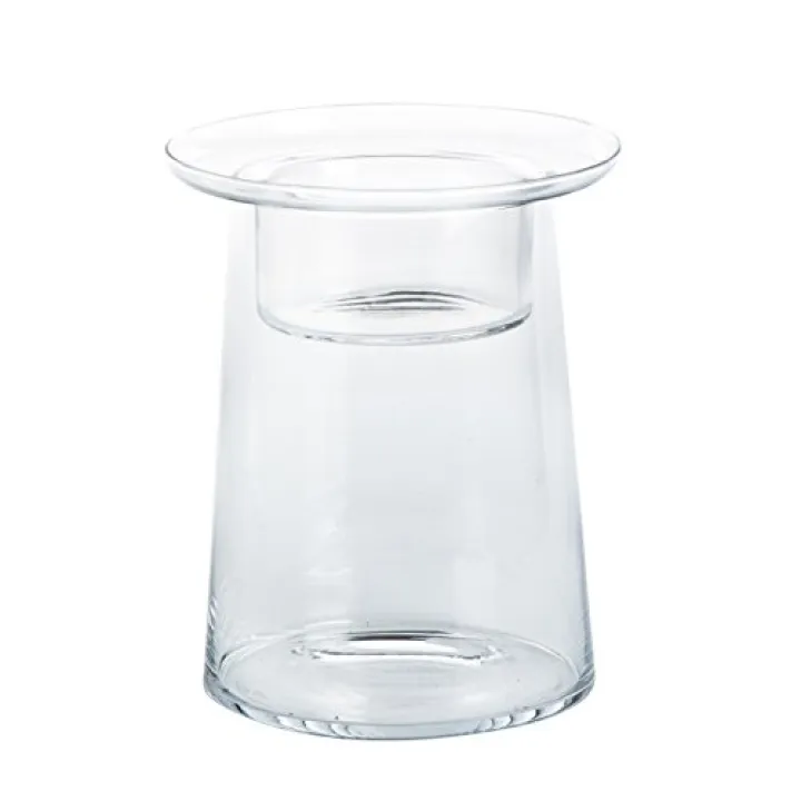 Belssia Cylindrical Vase with Lid, 16 x 20 x 16 cm