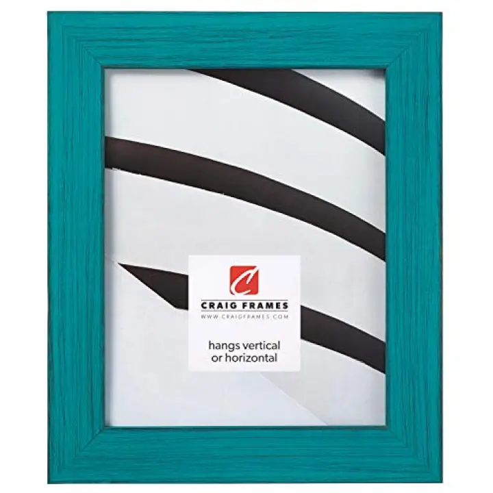Craig Frames Jasper Picture Frame, 17 x 22 Inch, Country French Teal