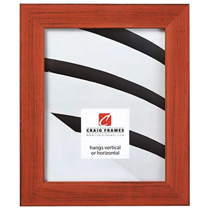 Craig Frames Jasper Picture Frame, 11 x 14 Inch, Country Bourbon Orange