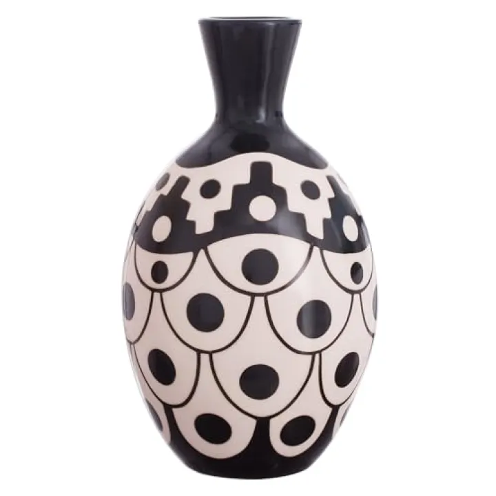 Novica Handmade Desert Stair Ceramic Decorative Vase