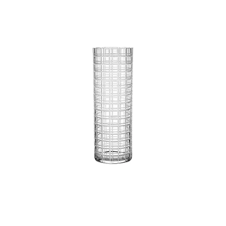 Orrefors Cut in Number Checker 13" Vase,