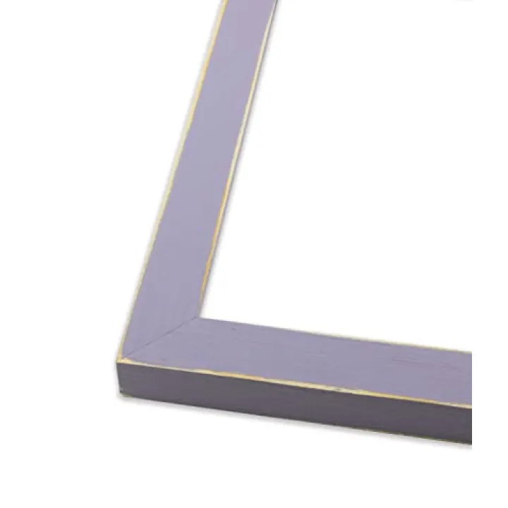 The Rusty Roof - Distressed Emily French Lilac - Solid Wood Picture Frame - 8x10