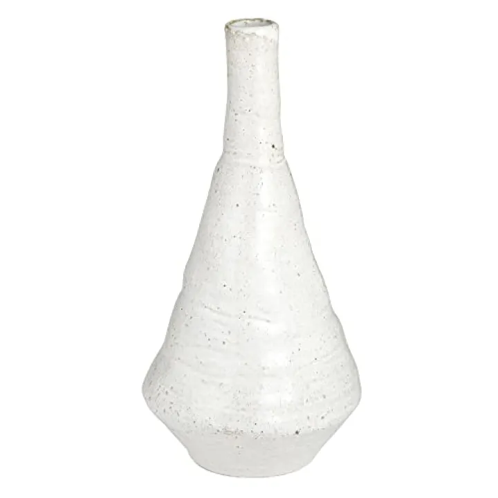 Santa Barbara Design Studio Modern Ceramic Pottery Vase for Home Decor, 12-Inches Tall, White