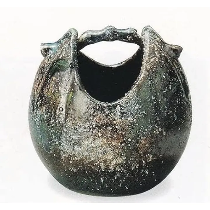 Shigaraki Pottery Authentic Japanese Ceramic Flower Vase Kado Ikebana A024-06 Made in Japan