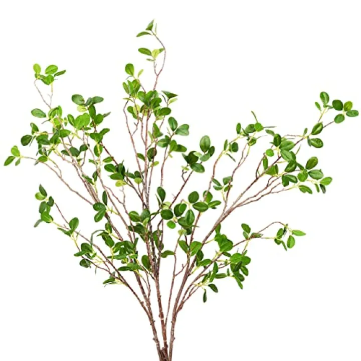 SzJias Faux Stems Artificial Branches for Vase Faux Branches Greenery Plant Stems for Vase Fake Tree Branches (3 Branches, 43.5inch/Branches)