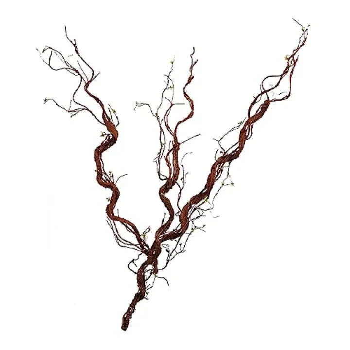 CONGZHANHH 1Pcs 63in Wall Hanging Artificial Plants Tree Trunk Fake Cherry Tree Branches Rattan Liana Cane Vine for Wedding Outdoor Garden Home Living Room Christmas Decoration