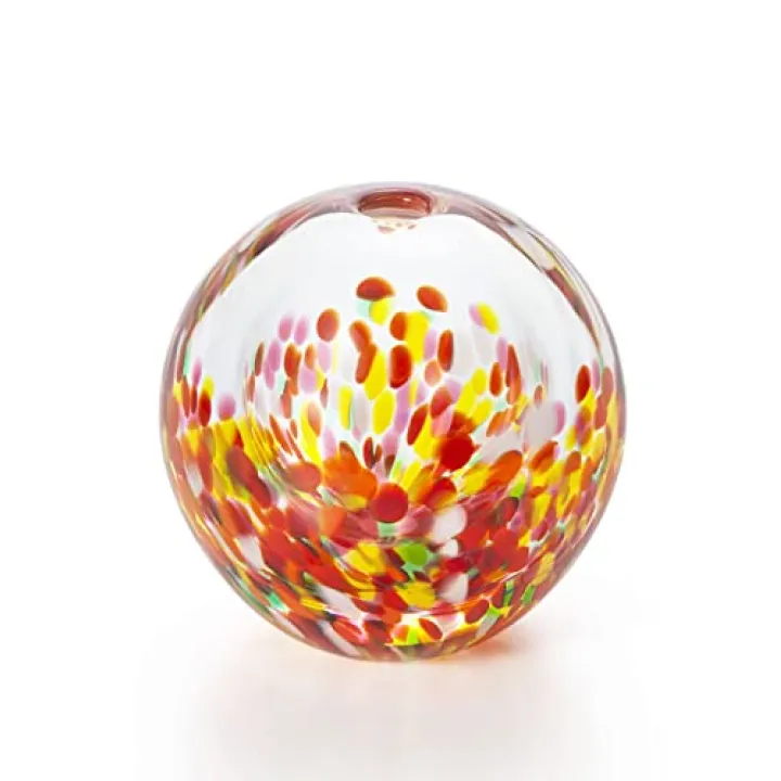 ADERIA F62770 Tsugaru Vidro Fukukei Momijiyama Flower Vase Vase Container with Cosmetic Box, Fashionable, Glass, Flower Vase, Flower, Flower Arrangement, Present, Gift, Father's Day, Mother's Day,