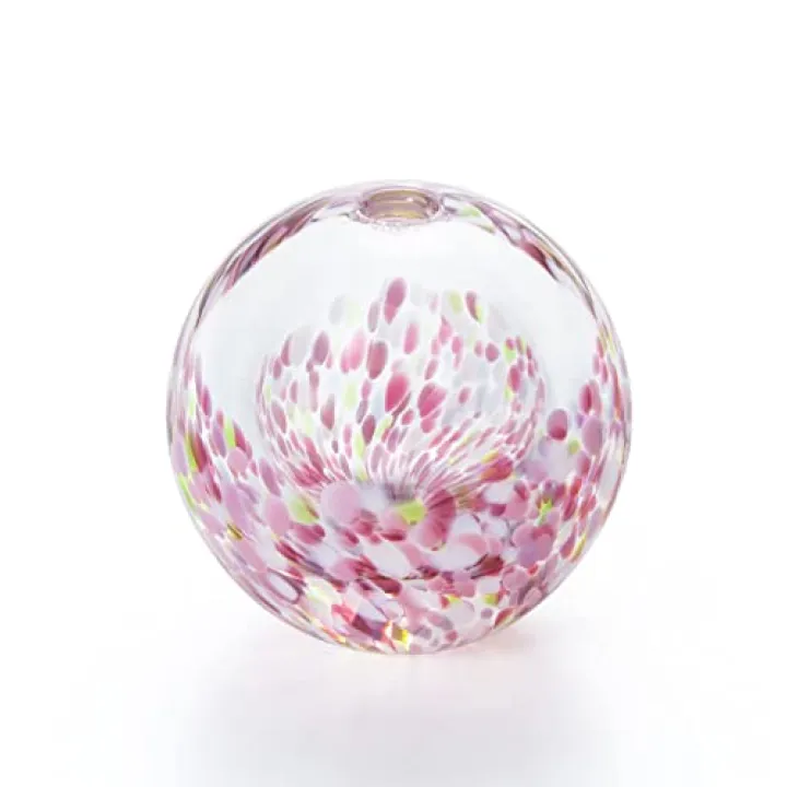 ADERIA F62766 Tsugaru Vidro Fluttering Cherry Blossom Vase Flower Vase Container, Made in Japan with Cosmetic Box, Stylish Glass, Vase Container, Dried Flower Gift, Women's, Mother's Day, Father's
