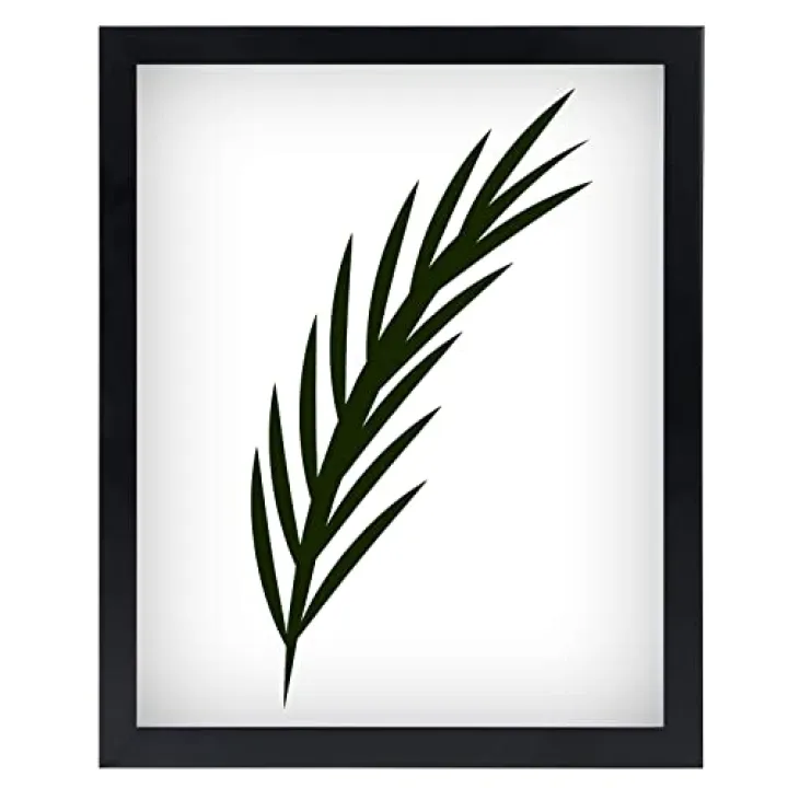 NAOKBOEE 12x14 Picture Frame in Black, Photo Frames with Plexiglass, Horizontal and Vertical Formats for Wall Mounting