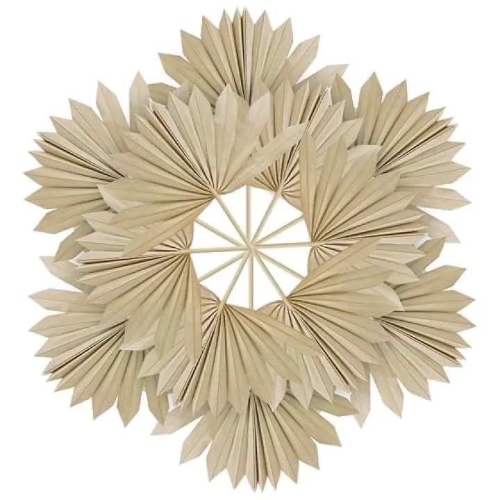 XLSXEXCL 10 Pcs Dried Palm Leaves Small Boho Palm Leaves Decor Natural Dried Palm Fans Boho Flowers Arrangements for Wedding Table Home Bouquets Leaf Boho Party Decorations