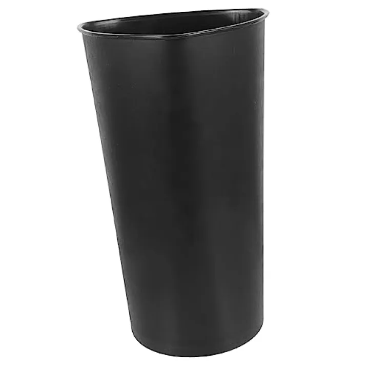 VINTORKY Plastic Flower Vase, Black, 20 oz