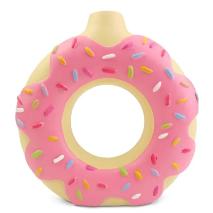 Donut Resin Vase Decor Doughnut Pink Home Arrangement Colorful Sprinkle Donut Table Decorations 5.7'' H