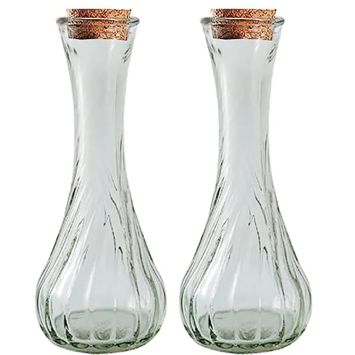 CHENGXINWENHUA Unity Sand Ceremony Set for Wedding Handmade Decorative Jars (2pc vase)