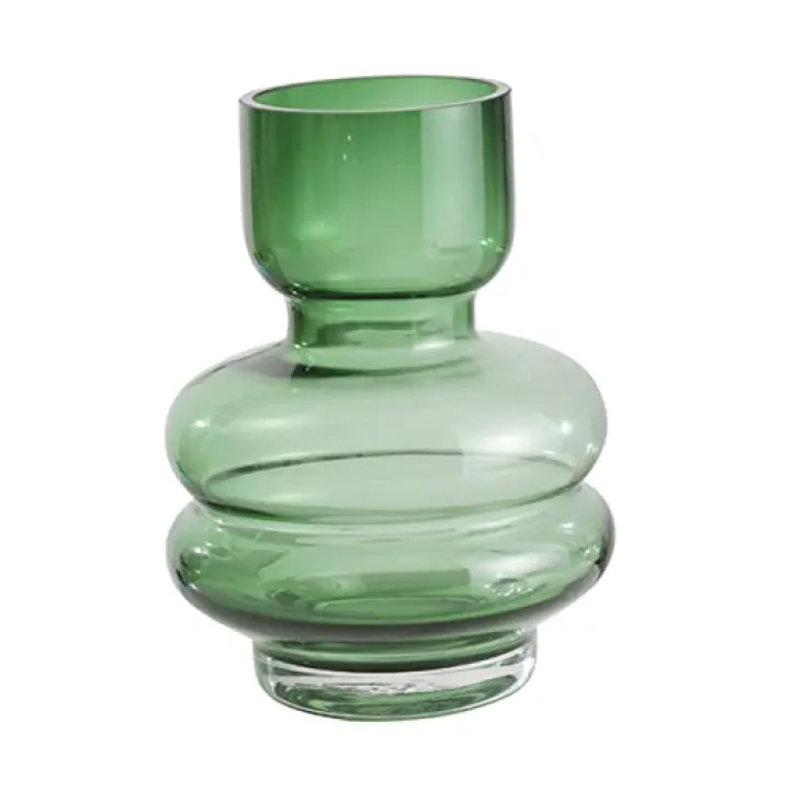 Ciieeo Glass Vase Artist Vase Ikebana Vases Nordic Glass Simplicity Flower Vase Minimalist Vase Decor Decorative Flower Vases Glass Decorative Vase Small Flower Delicate Paper Art Office