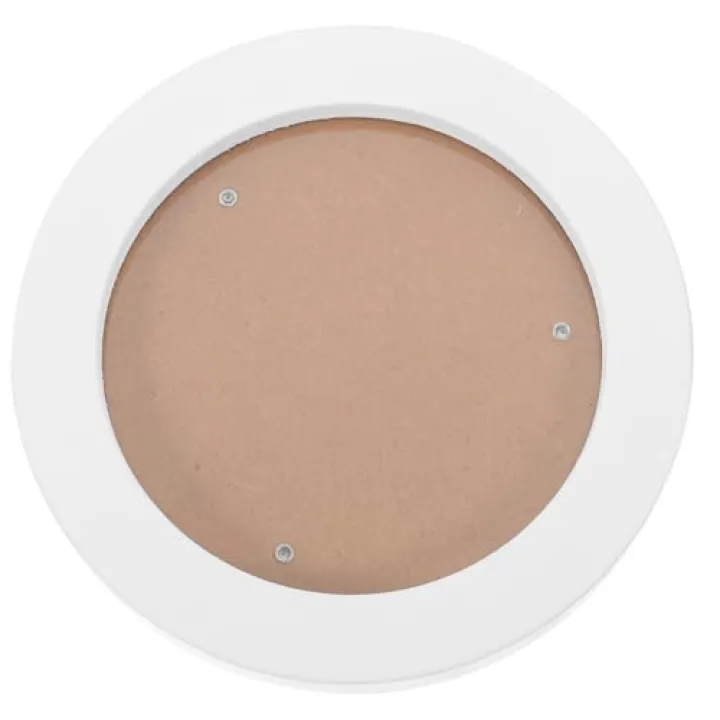 PRETYZOOM 5'' Small Round Picture Frame, Wall Mount Photo Display Frame for Living Room, Bedroom, Simple Home Decoration Indoor