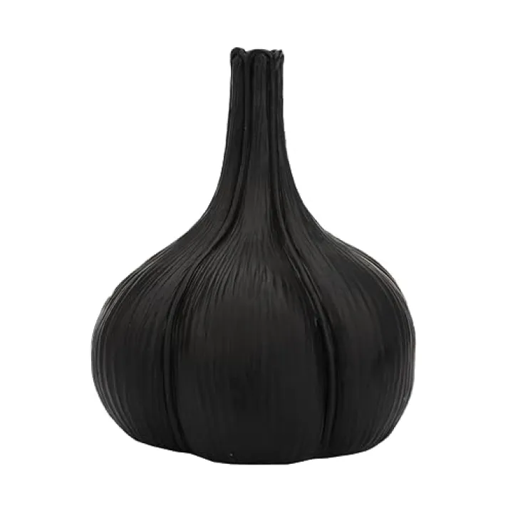 PRETYZOOM Garlic Vase for Flowers Modern Resin Plant Container Desktop Decorative Vase