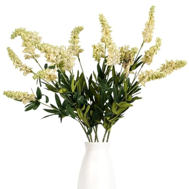 Melorca&Guilla Artificial Plants,3PCS 29" Green Faux Branches for Vase,Faux Greenery Stems Artificial Plants & Flowers for Shop Garden Office Home Décor (3, White Sage)