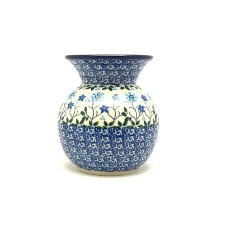 Polish Pottery Bubble Vase - Georgia Blue