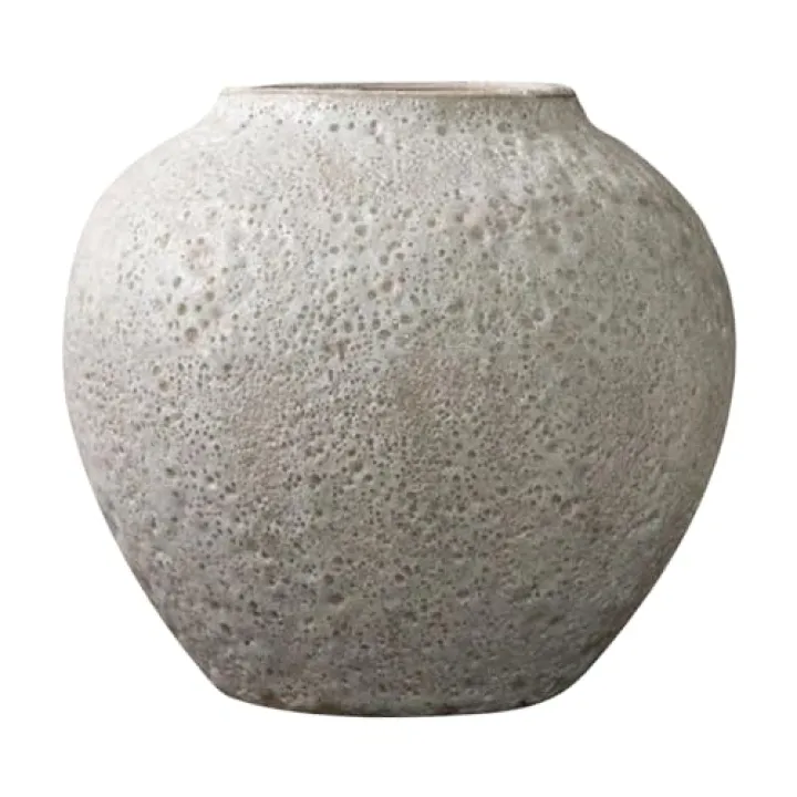 LKXHarleya Modern Cement Texture Ceramic Vase Ceramic Flower Vase Home Office Decoration, 7.5 x 9.4 inch