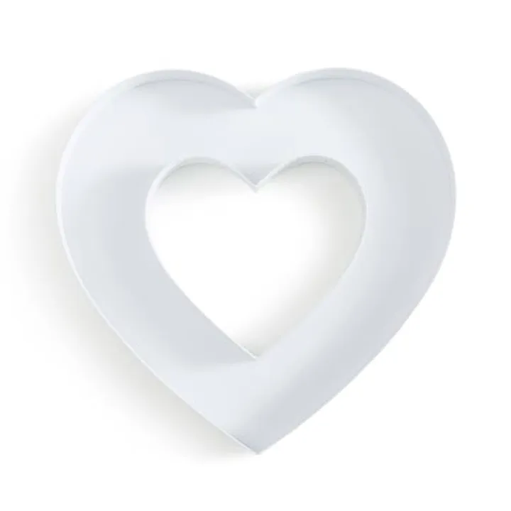 Soul & Lane Fillable Cardboard Heart-Shaped Box for Charcuterie and Candy, Paper Mache Decor Tray for Birthday Parties, Weddings - Heart