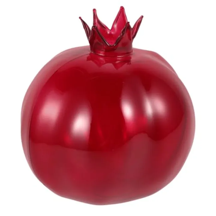 Zerodeko Unique Pomegranate Vase Small Flower Vases for Decor Office Desk Stable Base