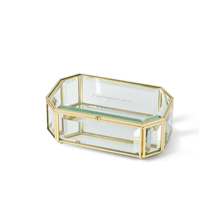 kate spade new york I Treasure You Clear Jewelry Box