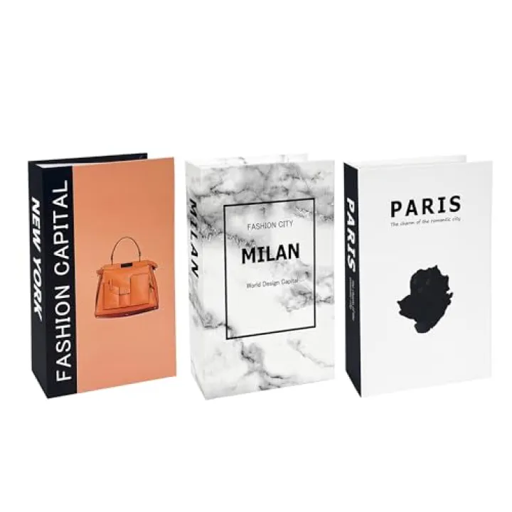 3Pcs Luxury Decorative Books, Home Modern Fashion Decoration Fake Books, Living Room Bookshelf Dining Table, TV Stand Coffee Table