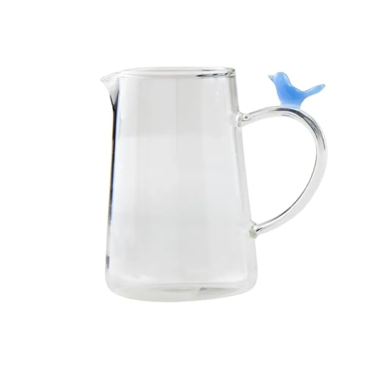 Mud Pie Garden Icon Bud Vase, Blue Bird, 3.75" x 2.5"