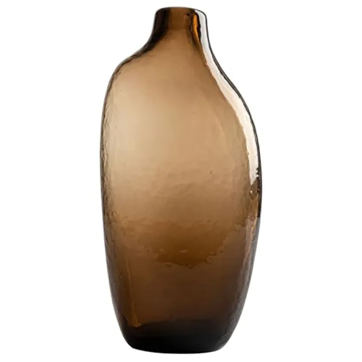 Karma, Hammered Flower Vase, Tabletop Decorative Centerpiece Vase, Modern Boho Décor, Large Mushroom