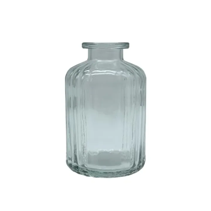 Bud Vases, Small Glass Vase for Flowers, Mini Flower Vase for Wedding Decor Rustic Decorative Christmas Home Table Decorations