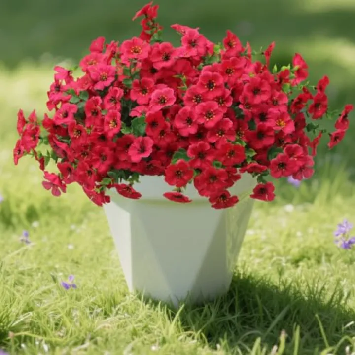 LEIYULY 12 Bundles Artificial Flowers for Outdoor, UV Resistant Faux Mums with Eucalyptus Leaves Fake Plants for Outdoor Planters Greenery Boxwood Porch Patio Decoration