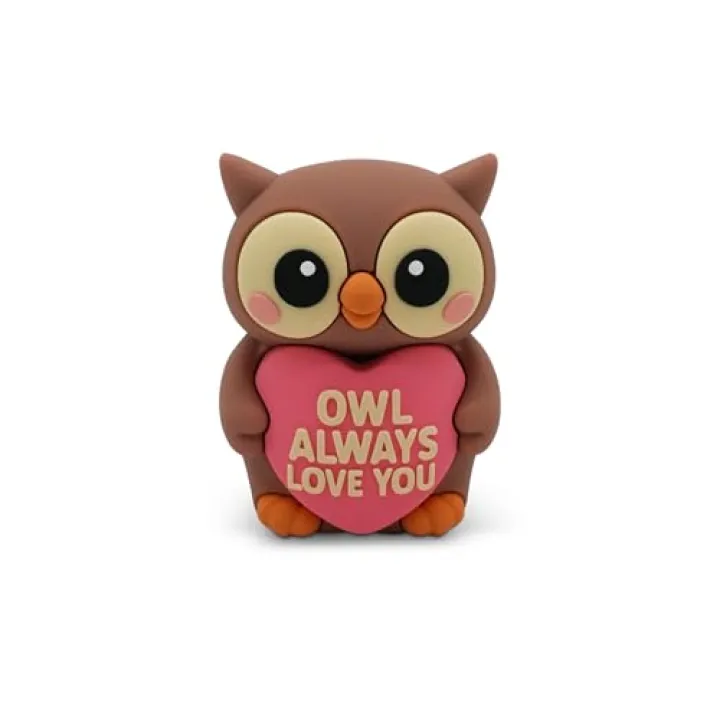 GOOFBALLS Sweethearts Figurine – Miniature Home Accent, Small Tabletop Ornament for Shelf, Desk, or Living Room Décor – Owl