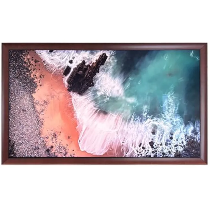 Deluxe Picture Frame for Samsung “The Frame” (2021+) - Mahogany, 75"