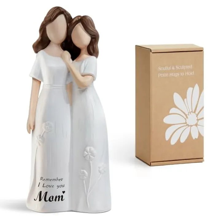 Eyschura Mom Birthday Gifts from Daughter - Mom Gifts, Mother Birthdays Gift, Mothers Day Christmas Birthdays Gift for Moms, Moms Sculpted Hand-Painted Figurine