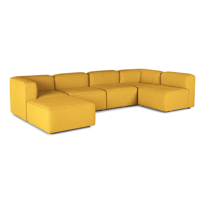 Joybird Yellow Mid Century Modern Modular - Bentley Daisey