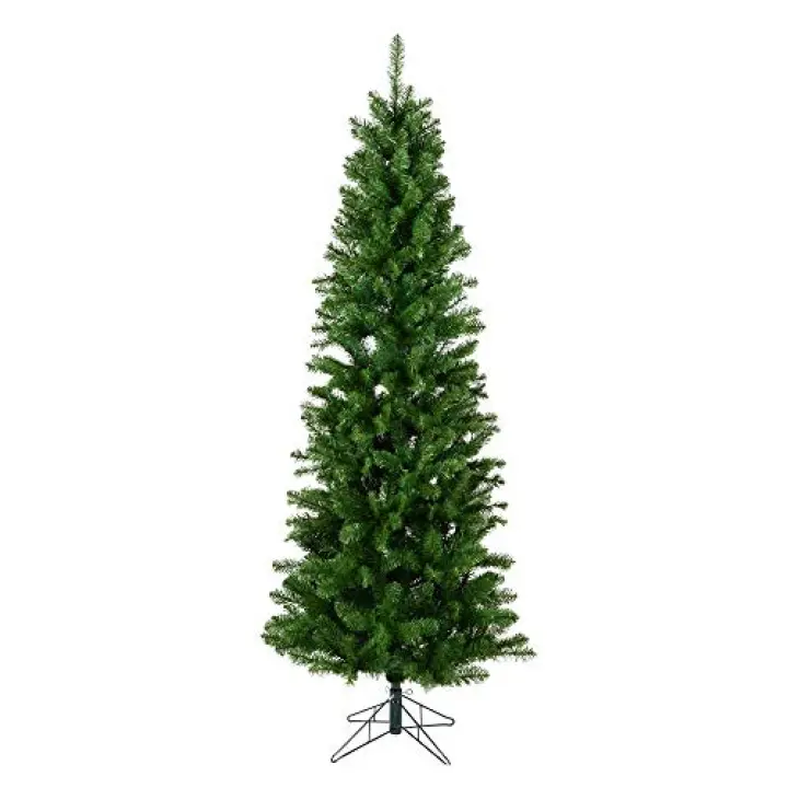 Vickerman 6.5' Salem Pencil Pine Artificial Christmas Tree, Unlit - Faux Christmas Tree - Seasonal Indoor Home Decor