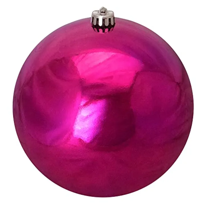 Northlight Shiny Magenta Pink Shatterproof Commercial Size Christmas Ball Ornament 8" (200mm)