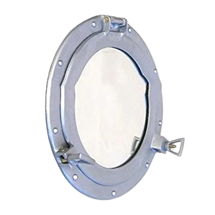 NauticalMart Porthole Mirror Aluminum 11"