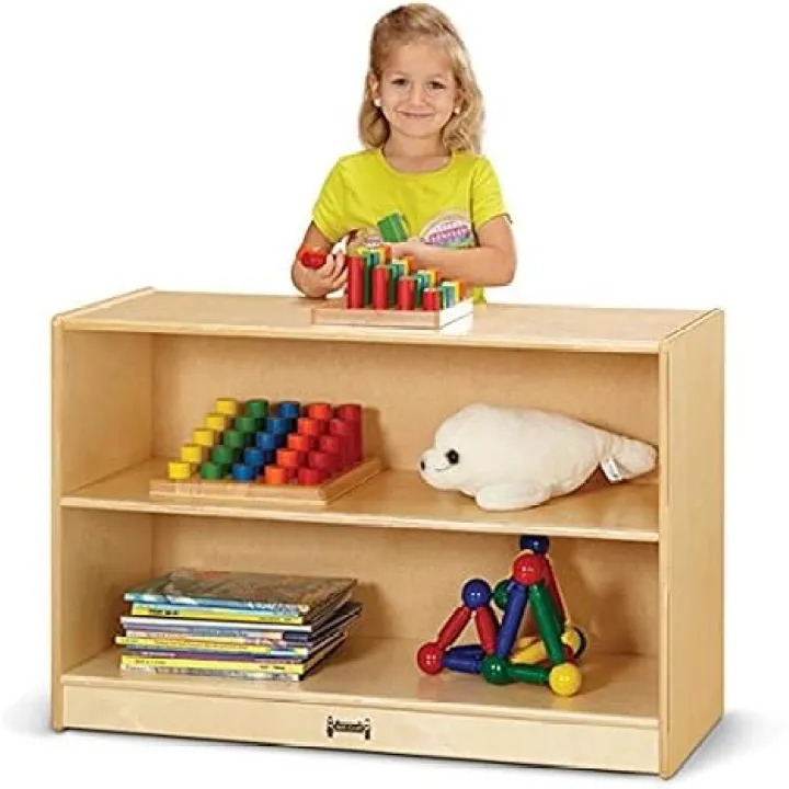 Jonti-Craft 0523JC Short Fixed Straight-Shelf Bookcase