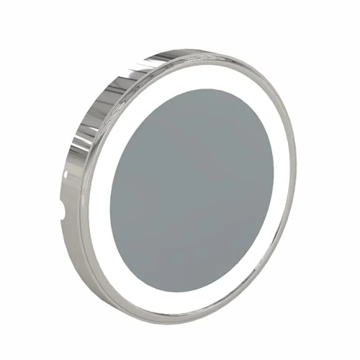 Kimball & Young Aptations Optional Lens for Neo Modern LED Mirror - 7X Magnification Lens | Replacement Lens Only - Frameless Bathroom & Makeup Mirror (Polished Nickel)