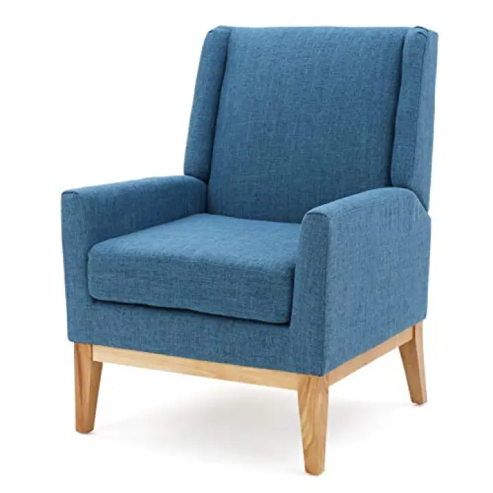 Christopher Knight Home Aurla Fabric Accent Chair, Muted Blue