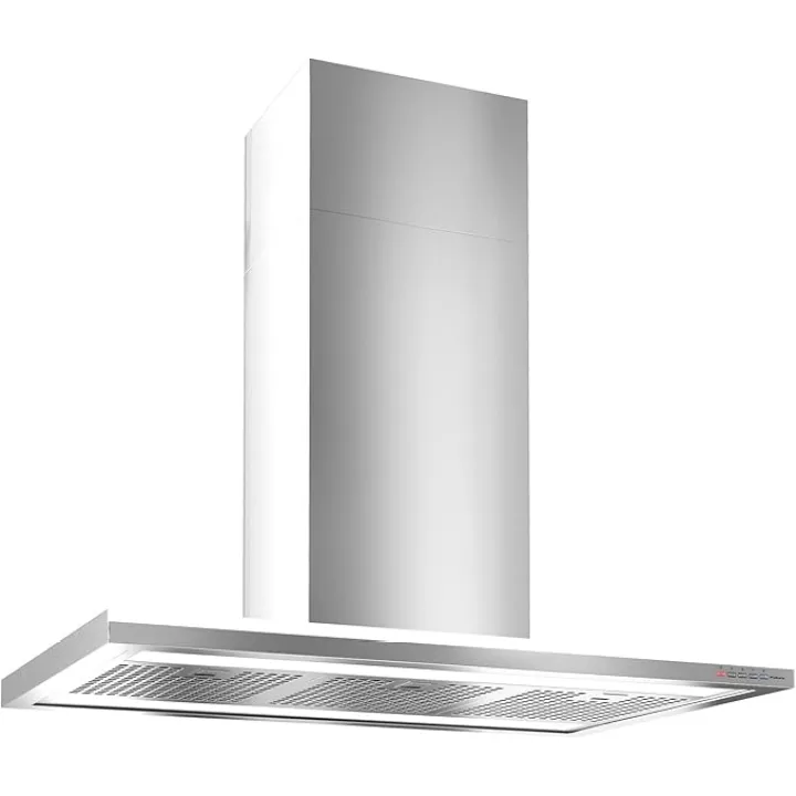 Futuro Futuro Island-Mount Range Hood 36" 940-CFM | Streamline | Stainless Steel Vent Hood | Modern Italian Exhaust Hood | Energy-Efficient LED, Ultra-Quiet w/Blower