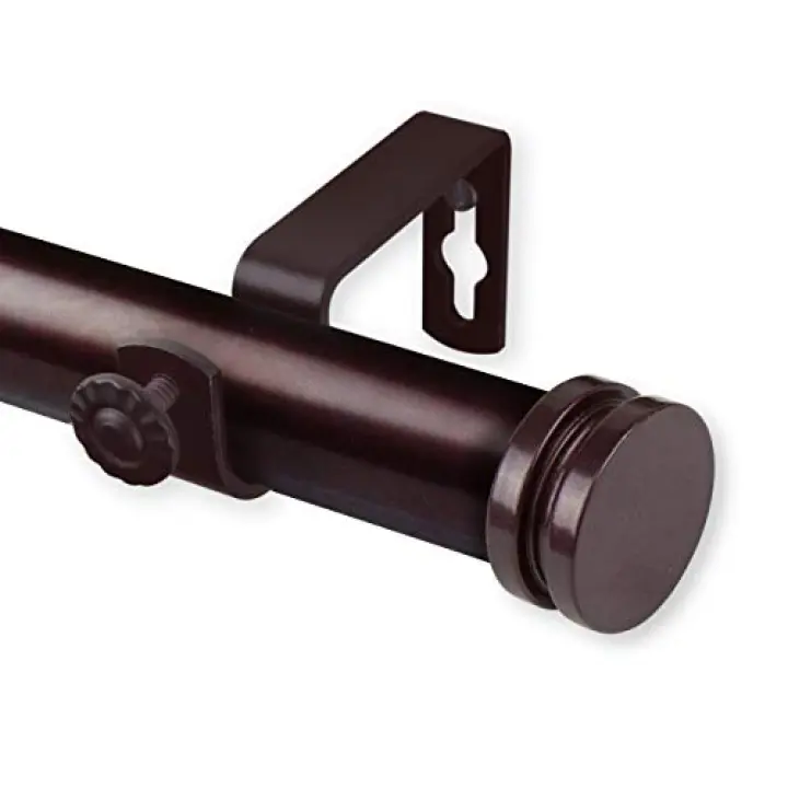 Rod Desyne 1" Bun Curtain, 120-170", Bronze