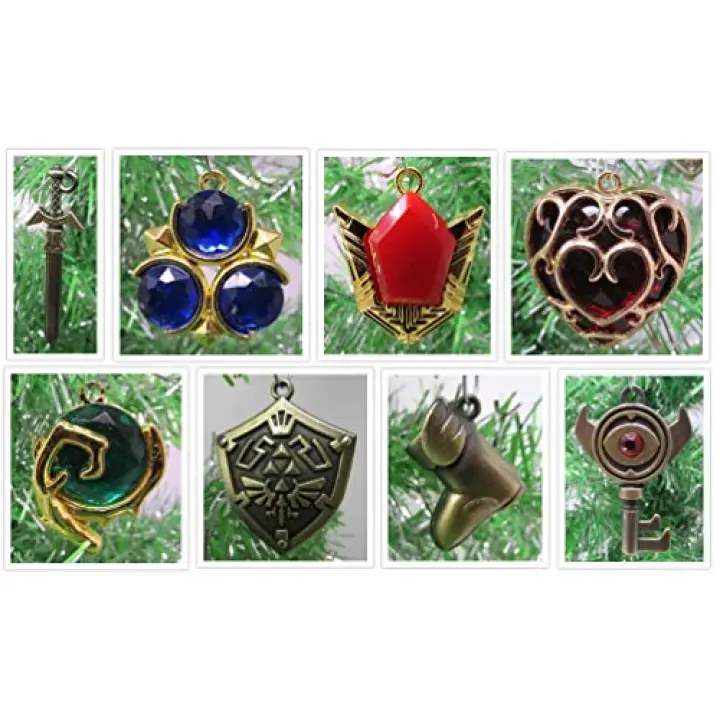 Legend of Zelda Set with Iconic Zelda Symbols - Unique Metal Shatterproof Design