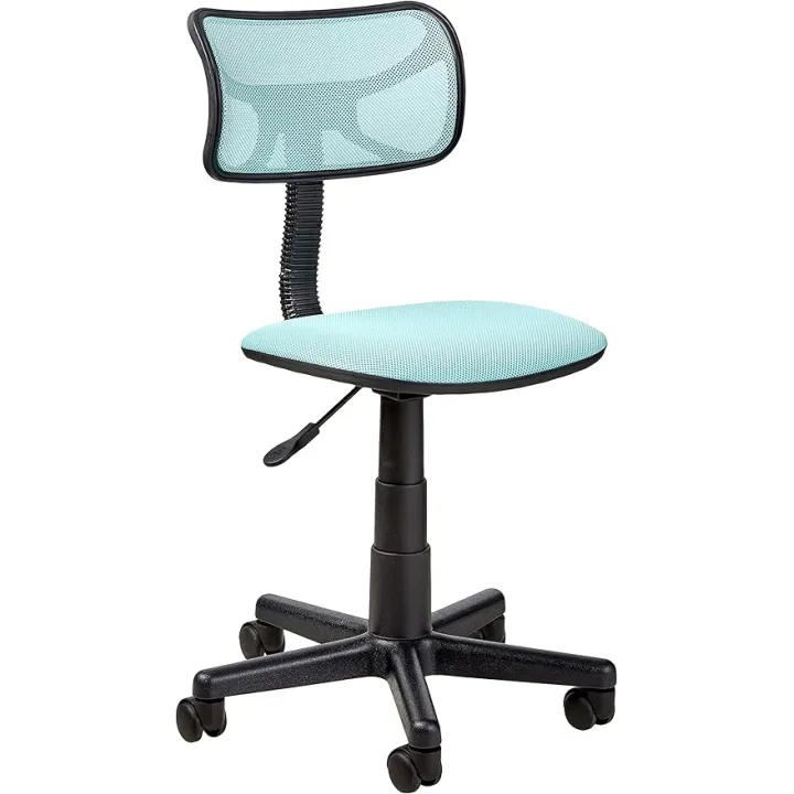 Urban Lifestyle Swivel Mesh Desk Chair, Blue 20.86D x 22W x 33.46H in
