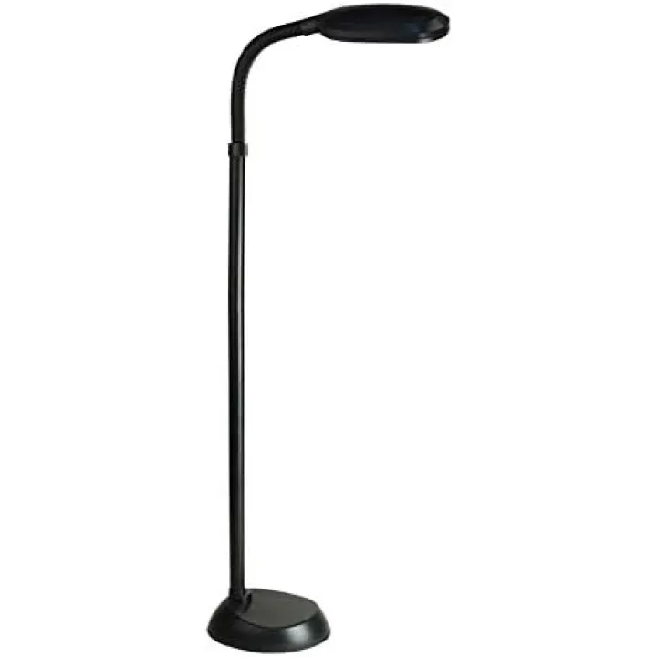 Black Functional Floor Lamp from The Aptos Collection Black