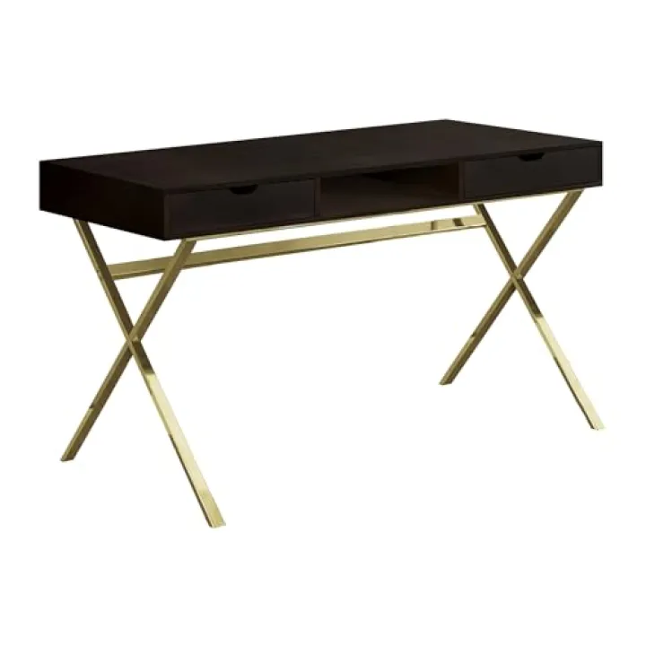 Monarch Specialties I Computer Desk, Cappuccino