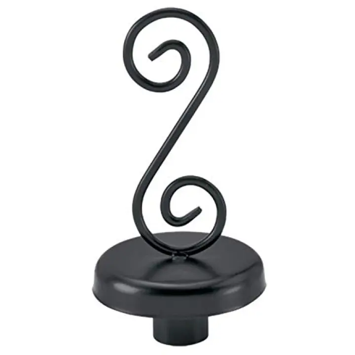 SSWBasics Boutique Black S-Shape Finial for Dressmaker Forms